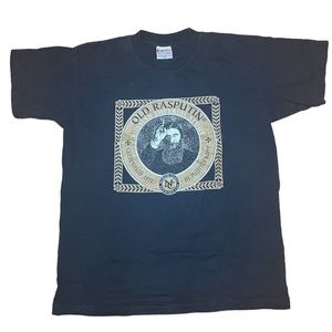 Old Rasputin Russian Imperial Stout Beer T-Shirt Size Large Graphic T-Shirt